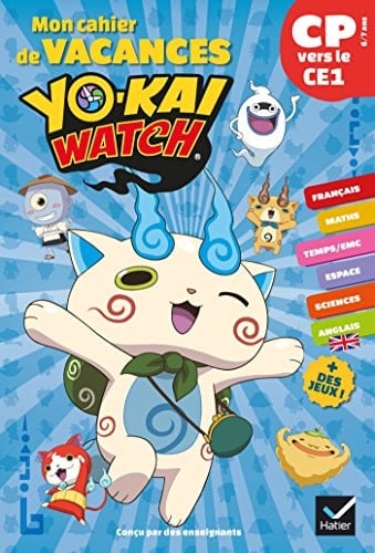 Mon cahier de vacances Yo-kai Watch CP vers le CE1