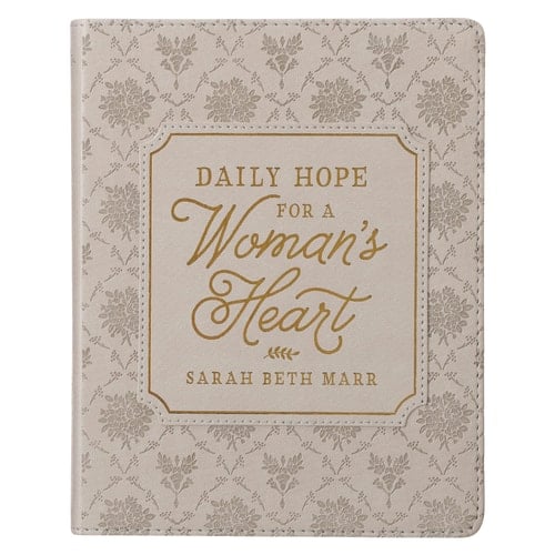 Daily Hope for a Women's Heart Devotional, Faux Leather Flexcover