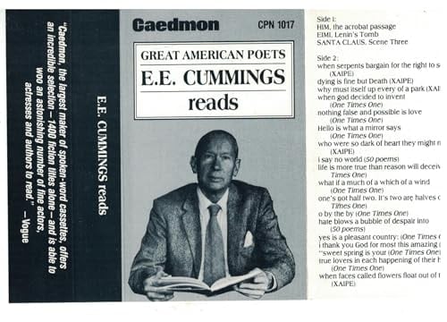 E. E. Cummings Reads (Great American Poets Series)
