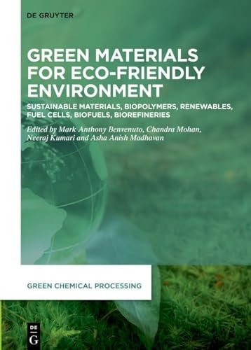 Green Materials for Eco-Friendly Environment Sustainable Materials, Biopolymers, Renewables, Fuel Cells, Biofuels, Biorefineries