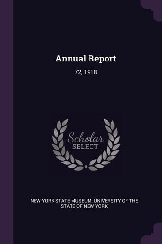 Annual Report 72, 1918