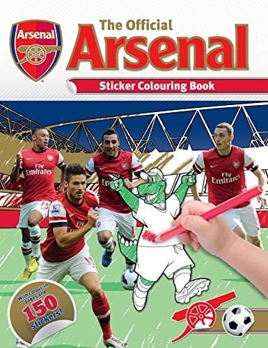 Official Arsenal Sticker Colouring Book