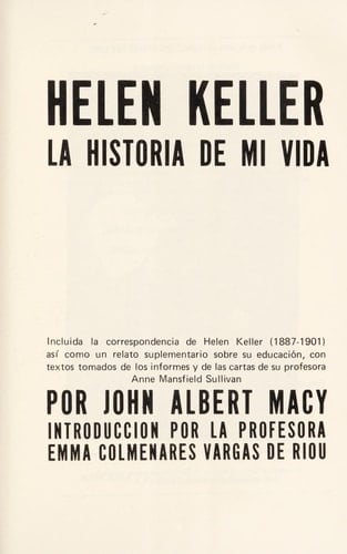 La historia de mi vida