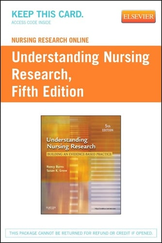 Nursing Research Online for Understanding Nursing Research (User's Guide and Access Code): Building an Evidence-Based Practice