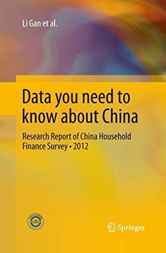 Data you need to know about China Research Report of China Household Finance Survey•2012