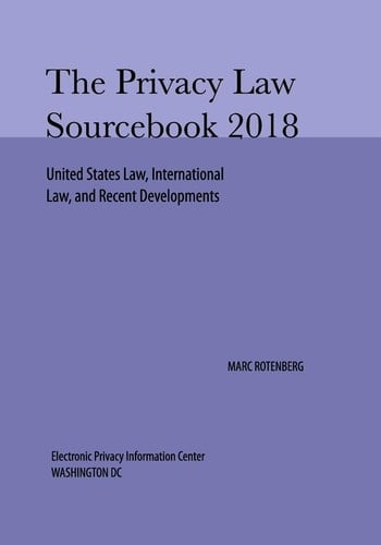 Privacy Law Sourcebook 2018