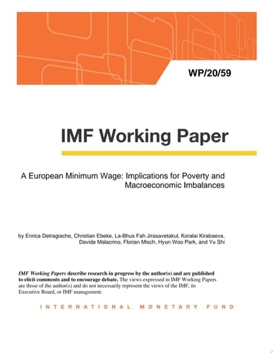A European Minimum Wage: Implications for Poverty and Macroeconomic Imbalances
