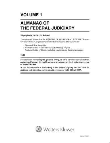 Almanac of the Federal Judiciary