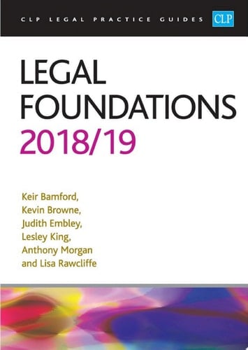 Legal Foundations 2018/2019