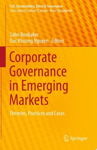 Corporate Governance in Emerging Markets