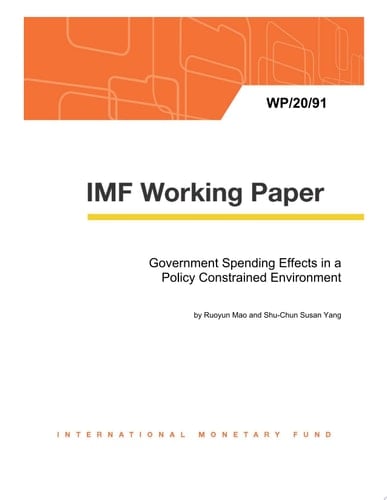 Government Spending Effects in a Policy Constrained Environment