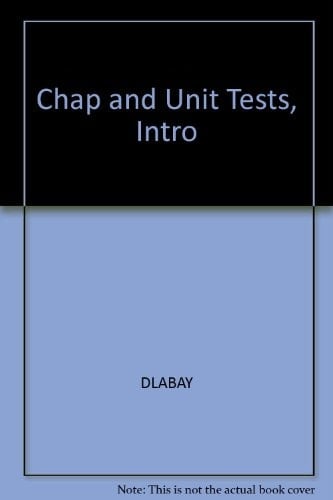 Ie Chapter and Unit Tests, Intro to Business