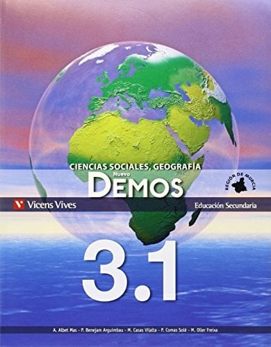 Nuevo Demos 3, Región de Murcia ciencias sociales, geografía : Educación Secundaria