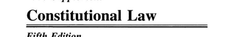 Constitutional Law 2008 Supplement