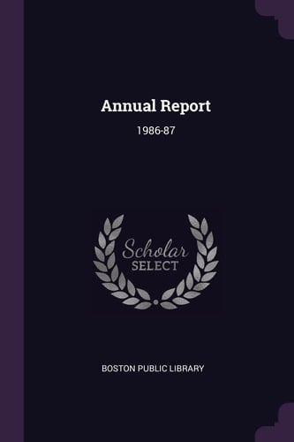 Annual Report 1986-87