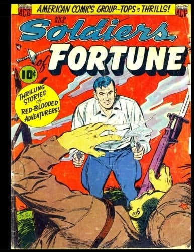 Soldiers of Fortune #9 Golden Age War Comic 1952