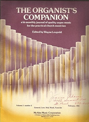 The Organist Companion January 1999