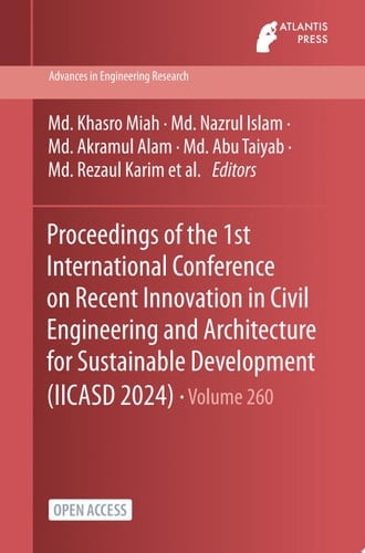 Proceedings of the 1st International Conference on Recent Innovation in Civil Engineering and Architecture for Sustainable Development (IICASD 2024)