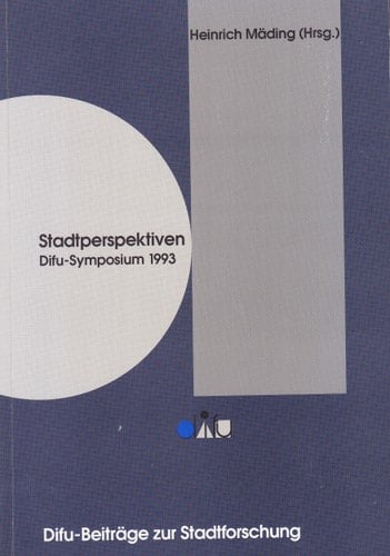 Stadtperspektiven Difu-Symposium 1993
