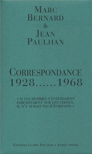 Correspondance 1928-1968