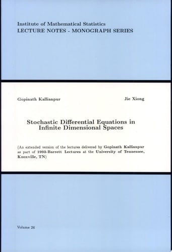 Stochastic Differential Equations in Infinite Dimensional Spaces