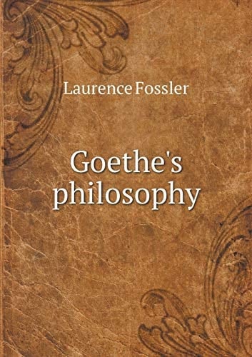 Goethe's philosophy