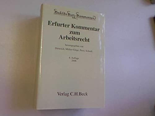 Erfurter Kommentar zum Arbeitsrecht