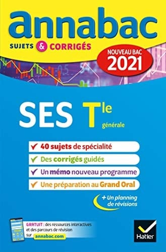 SES Spécialité Tle générale Sujets et corrigés
