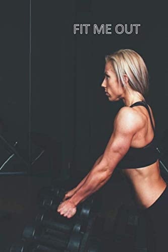 Fit Me Out Gym Training Log Book Undated Daily Training, Fitness and Workout Journal Notebook 125 Pages 6in by 9 in . Monday to Sunday. Log Cardio and Strength Workouts