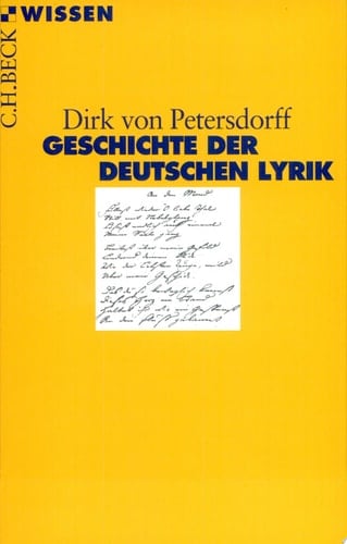Geschichte der deutschen Lyrik