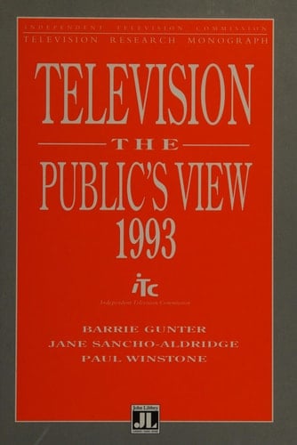 Television The Public's View 1993