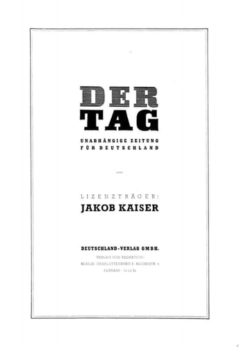 Lizenzen-Handbuch deutscher Verlage 1949