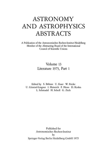 Literature 1975, Part 1