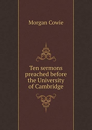 Ten sermons preached before the University of Cambridge
