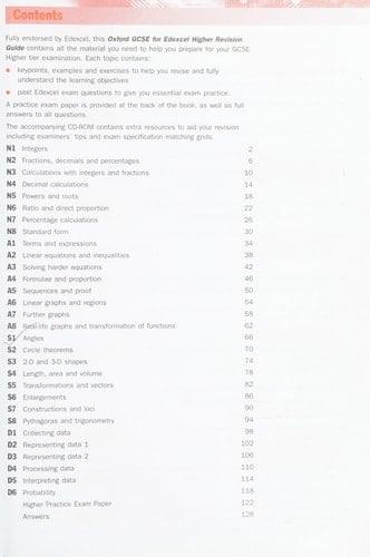 Oxford GCSE Maths for Edexcel: Higher Revision Guide
