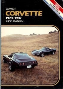 Corvette 1966-1979, Shop Manual