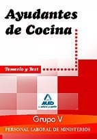 Personal laboral ministerios (grupo v). Ayudantes de cocina. Temario y test