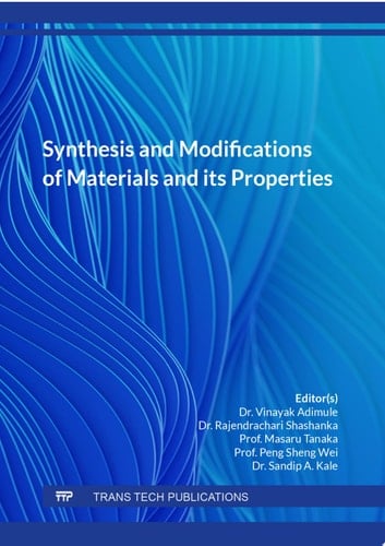 Synthesis and Modifications of Materials and its Properties