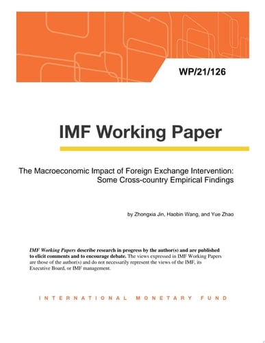 Macroeconomic Impact of Foreign Exchange Intervention: Some Cross-country Empirical Findings