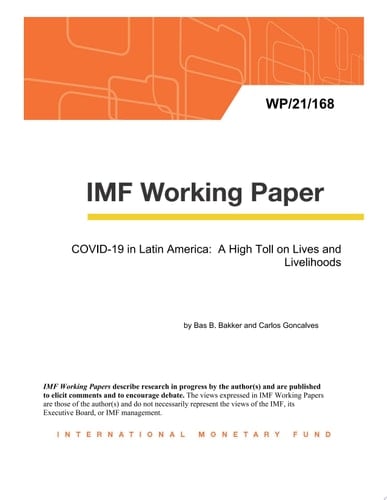 COVID-19 in Latin America: A High Toll on Lives and Livelihoods