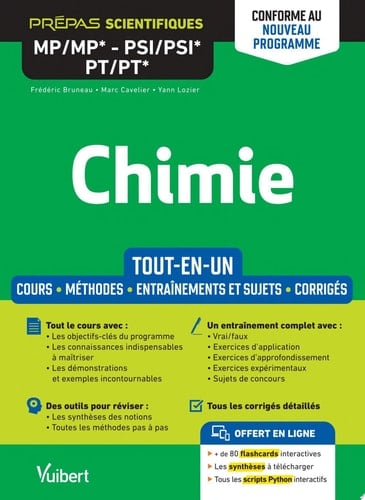 Chimie MP/MP* PSI/PSI*  PT/PT* - Conforme au nouveau programme : Prépas scientifiques