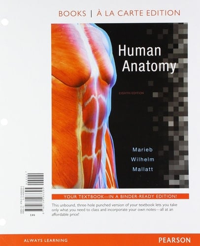 Human Anatomy, Books a la Carte Edition; Modified Mastering A&P with Pearson eText -- ValuePack Access Card -- for Human Anatomy (8th Edition)