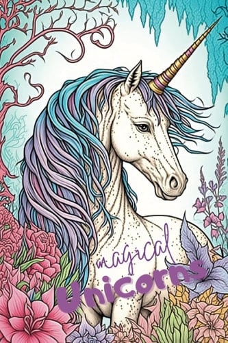 Magical Unicorns: Coloring Book