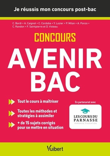 Concours Avenir Bac Je réussis mon concours post-bac Terminale-->Ecole post-bac