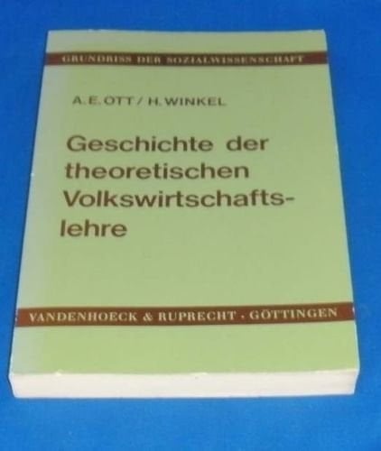 Geschichte der theoretischen Volkswirtschaftslehre.
