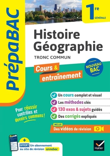 Histoire-Géographie 1re générale