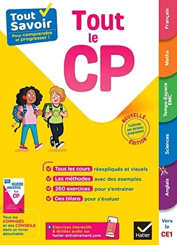 Tout le CP Avec le Guide parents détachable