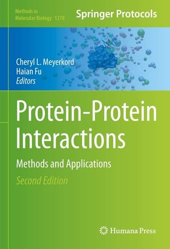 Protein-Protein Interactions Methods and Applications