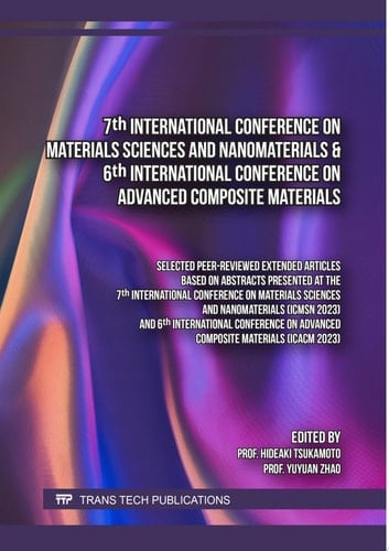 7th International Conference on Materials Sciences and Nanomaterials & 6th International Conference on Advanced Composite Materials