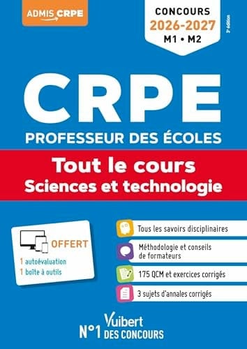 CRPE Professeur des écoles Tout le cours - Sciences et technologie